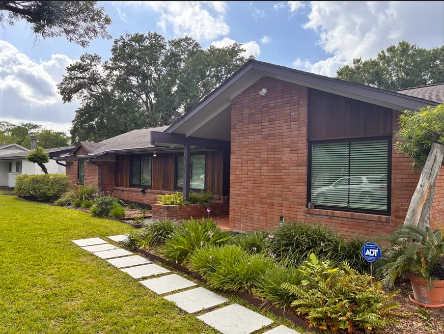 Mid-Century Brick and Cedar Restoration